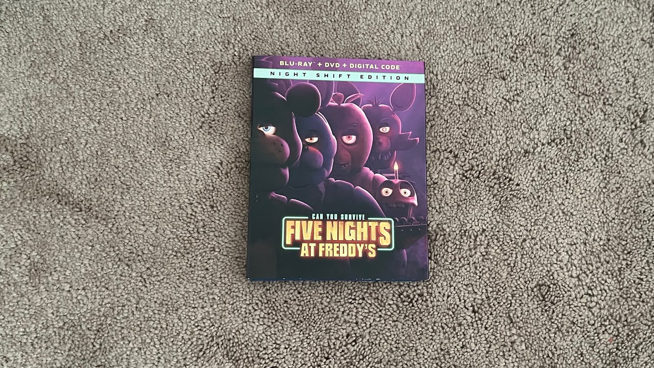 Five Nights at Freddy’s blu ray unboxing