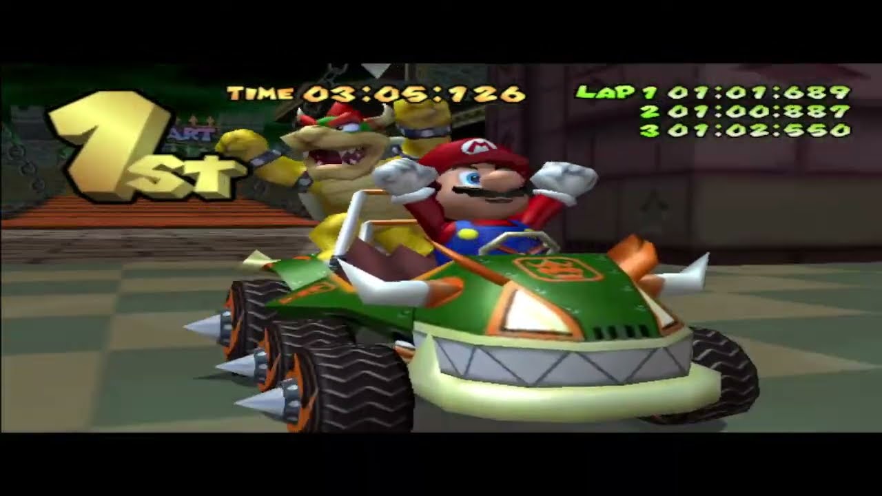 MARIO KART: DOUBLE DASH!! (GAMECUBE) ALL CUP TOUR 150CC  7-23-22