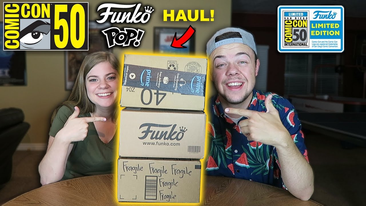 SDCC 2019 Funko Pop Haul & Unboxing (3 Exclusive Pops)