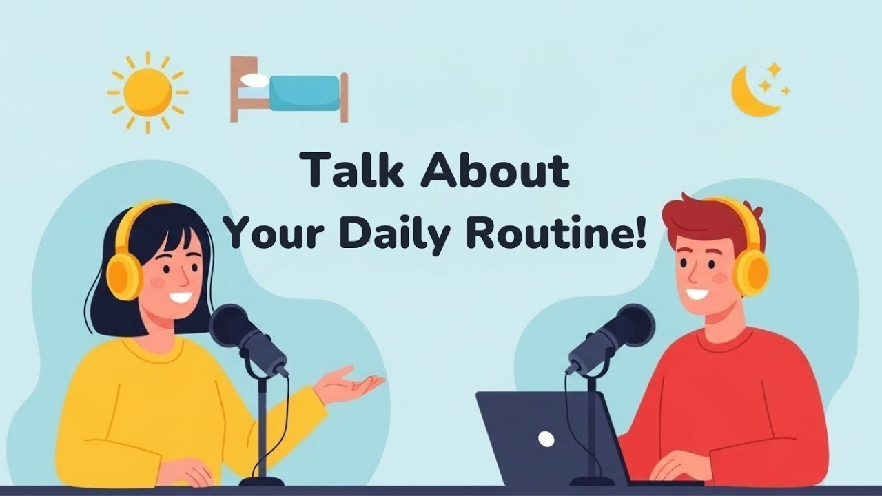 Talk About Your Day | Daily Routine in English | How to Describe Your Day in English | A1 Beginner