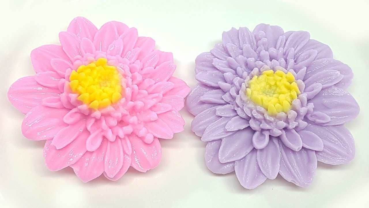 วุ้นแฟนซี Iสอนทำวุ้นดอกไม้ ดอกเยอบีร่า สวยๆ ทำง่าย ขายรวย! - Gerbera Jelly Flowers