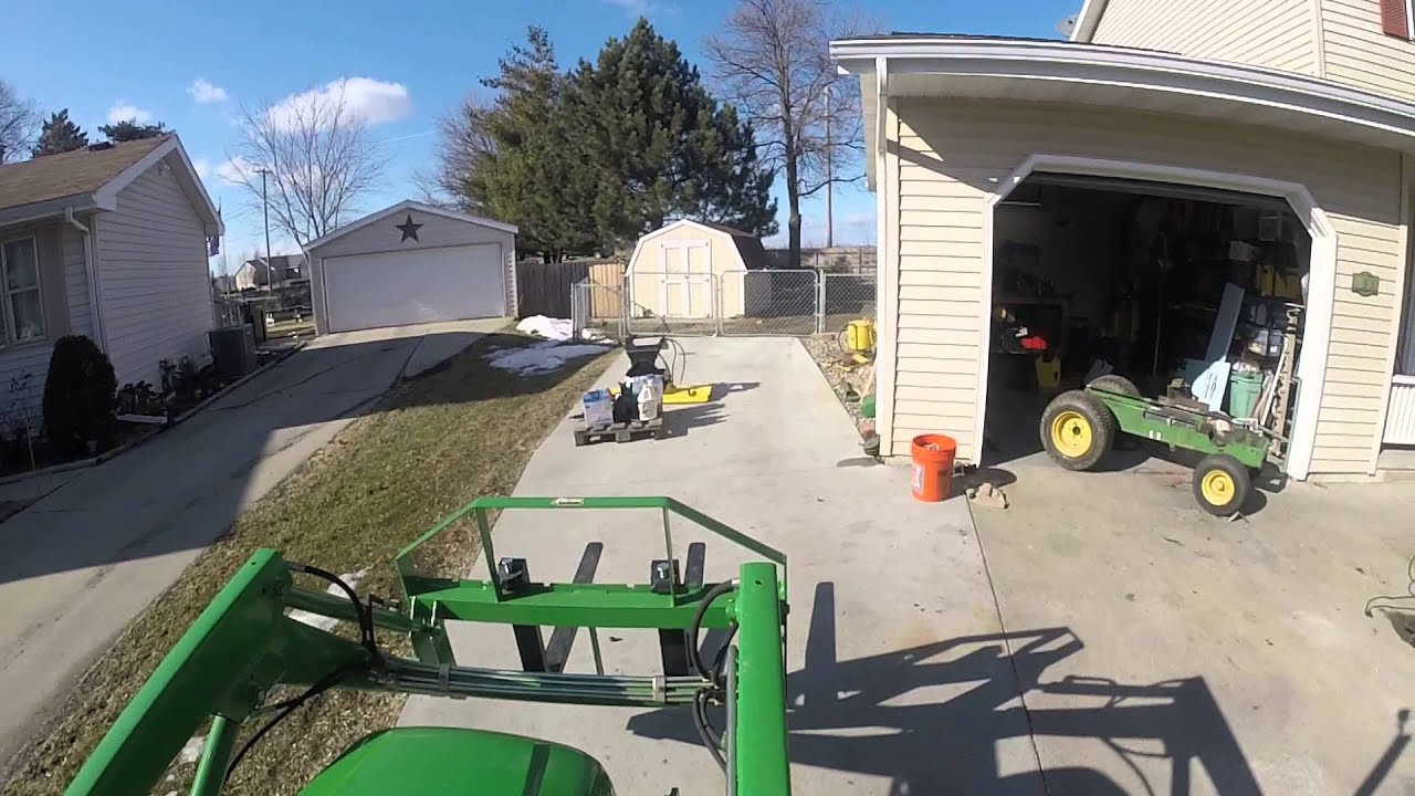 John Deere X748 w/ 45 Loader and Pallet Forks