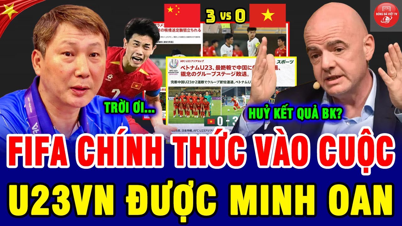 FIFA Chính Thức Vào Cuộc Vụ Thẻ Đỏ, Trận U23 Việt Nam Bị Lật Lại Khiến Châu Á Sốc Nặng
