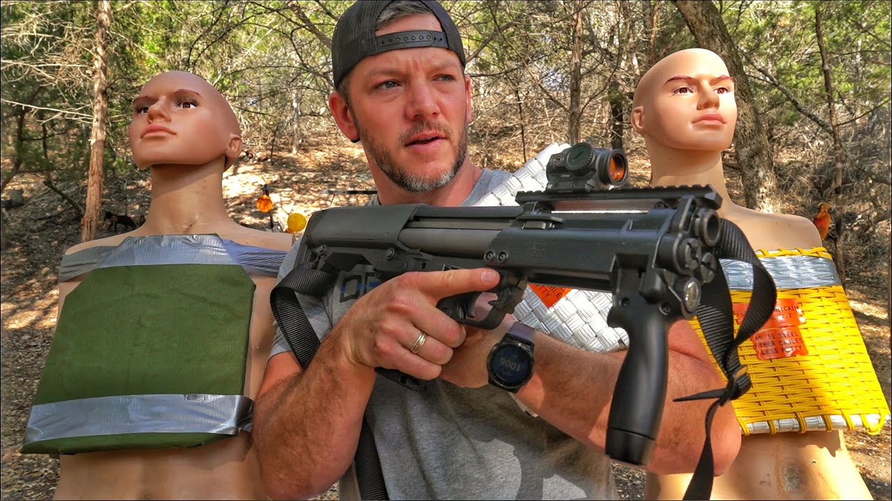 KelTec's New Tiny Shotty vs. Brilliantly Built Homemade Body Armor!!!