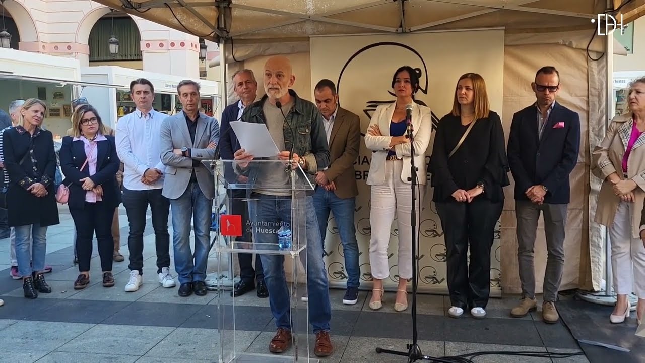 Alejandro Palomas abre la Feria del Libro de Huesca