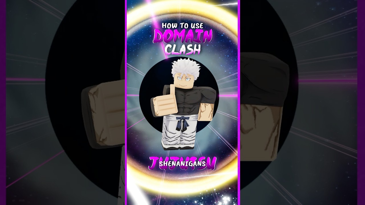 DOMAIN CLASH IN JJS HOW TO USE  #jujutsushenanigans #jjkgame #roblox #jjs #anime #update #gojo