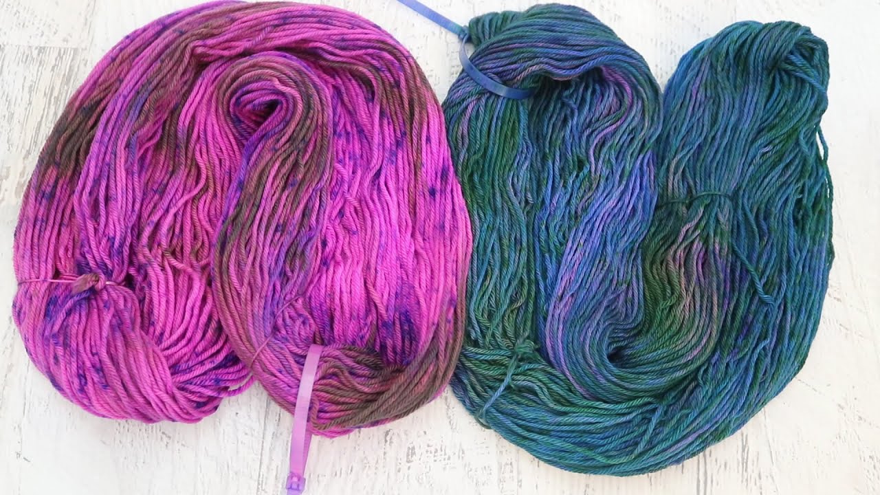 Leave No Dye Behind!  Transforming a Yarn Mop with Leftover Acid Dye Powders and Food Coloring