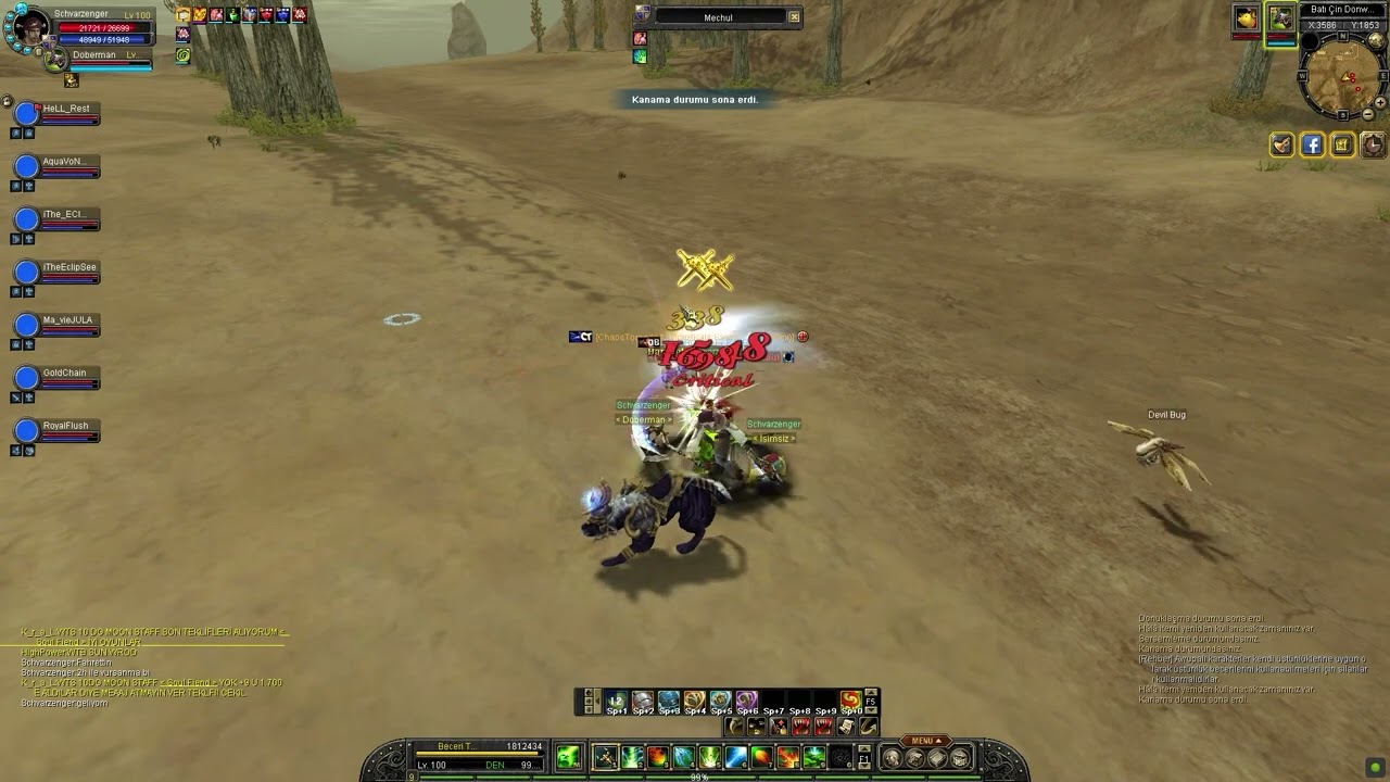 SİLKROAD ONLİNE - PATARA - ChaosTornado Wizard/Warrior vs LowIQ/Fakir
