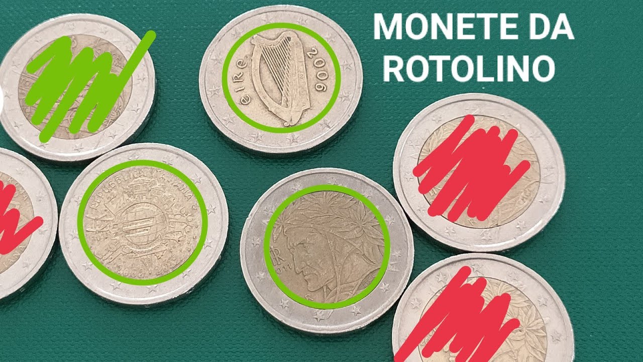 ALLA RICERCA di monete 2 EURO rotolino