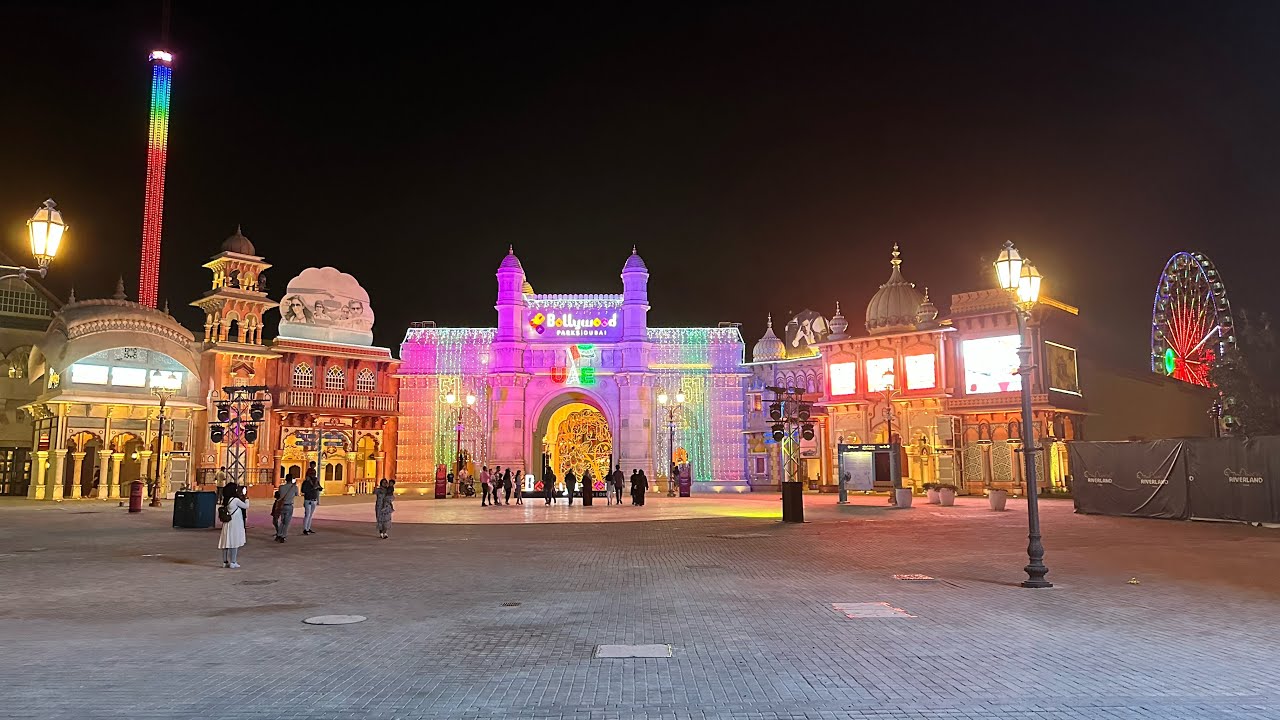 Dubai parks & resorts, French village, board walk 2022