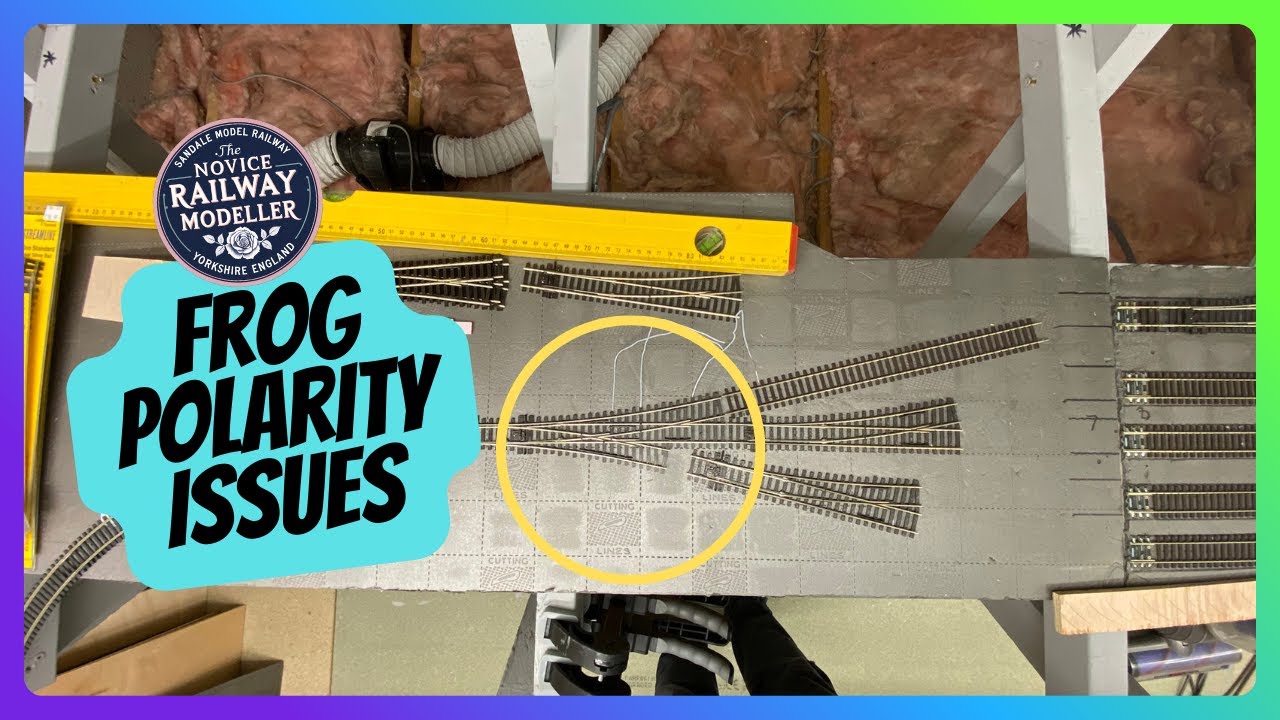 I'm learning to... Fix Frog Polarity Issues | OO Gauge Fiddle Yard Progress | Beginner Build Ep. 11