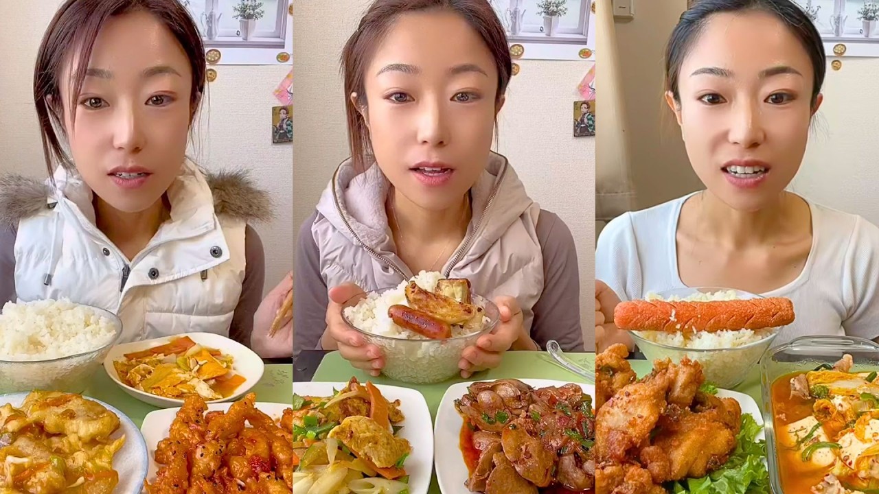Chinese Home-Cooked Food Mukbang | Realistic Eating Sounds No Talking #461