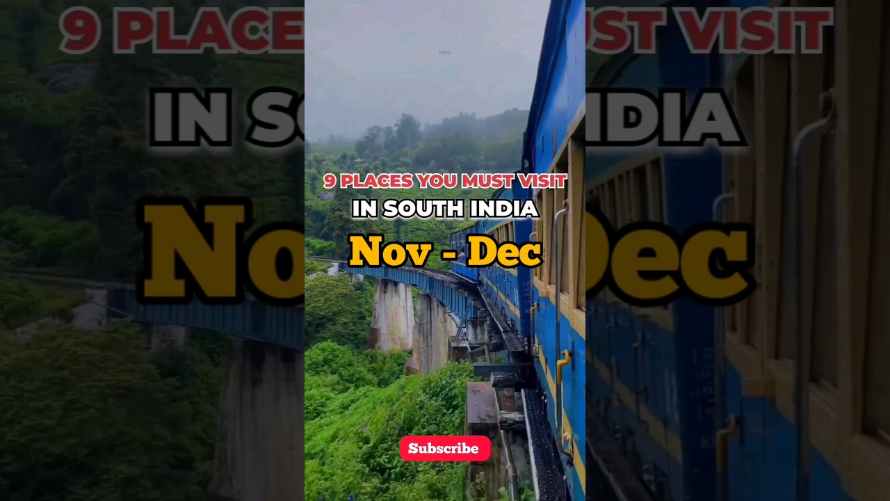 Places To Visit In South India In November And December 