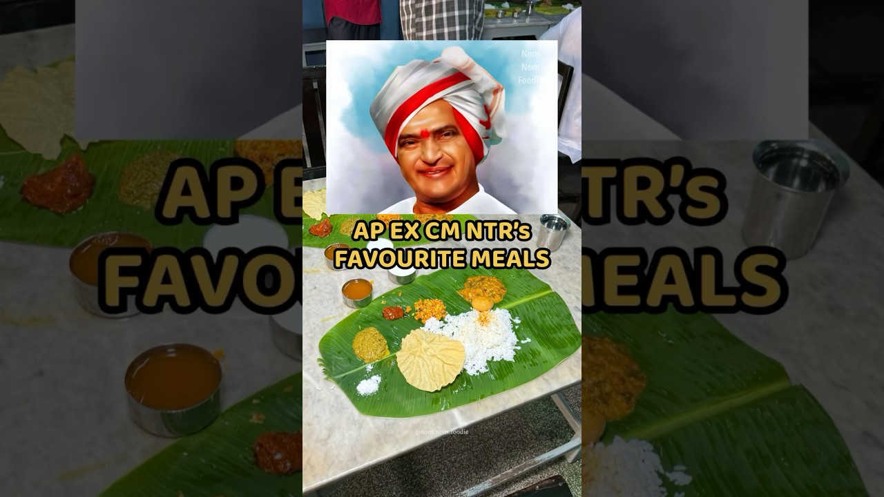*AP Ex-CM NTR&rsquo;s Favourite Meals* | Nom Nom Foodie | Hotel Anand Bhavan, Guntur | Meals In Guntur