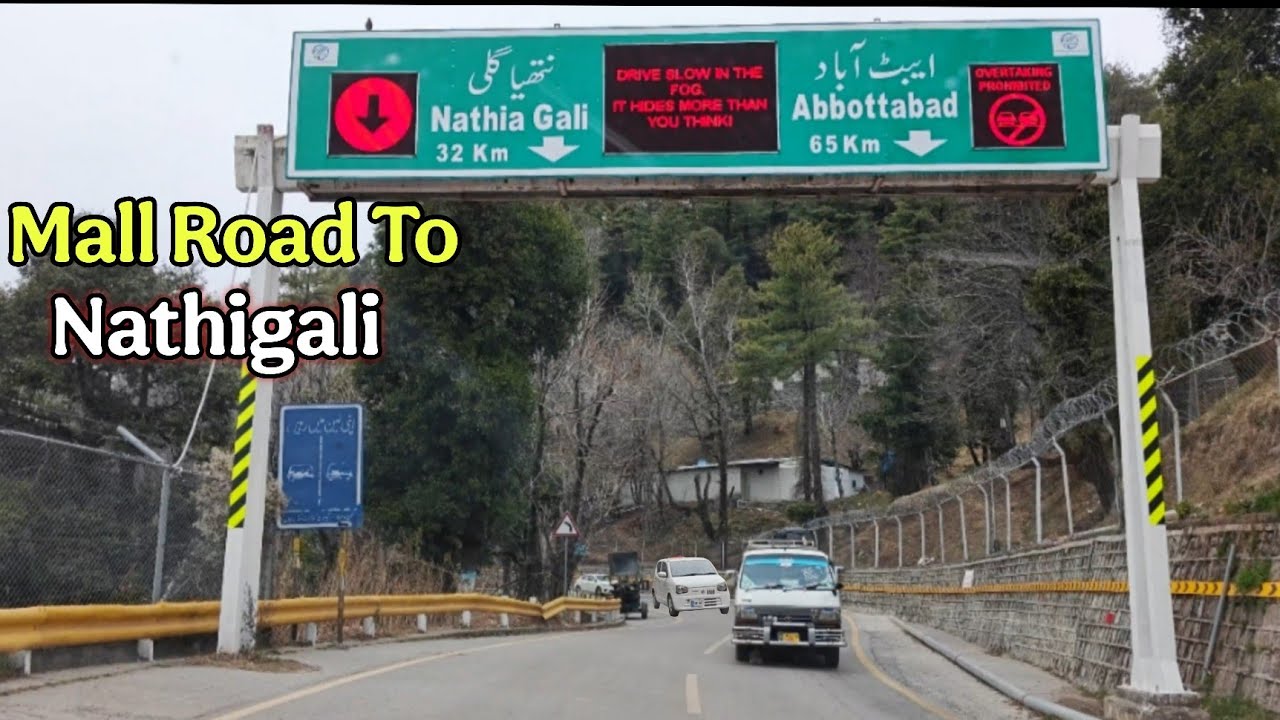 Mall Road to Nathia Gali Road Trip | Suzuki Swift drive in mountain 