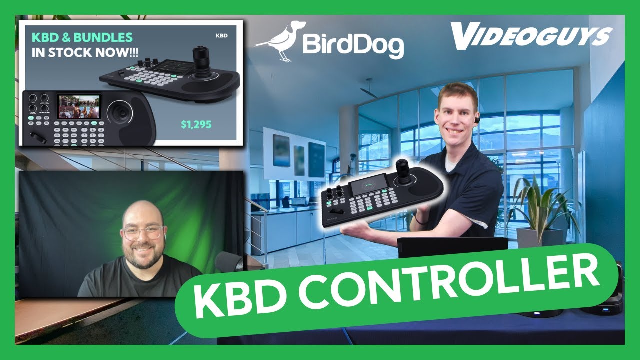 Master PTZ Control with BirdDog KBD PTZ Controller - In Stock and Available Now!