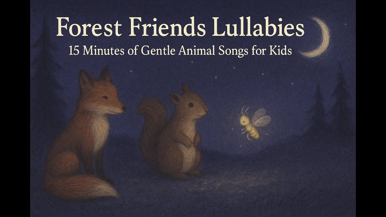 Forest Friends Lullabies | 15 Minutes of Gentle Animal Songs for Kids from The Whisper Nest
