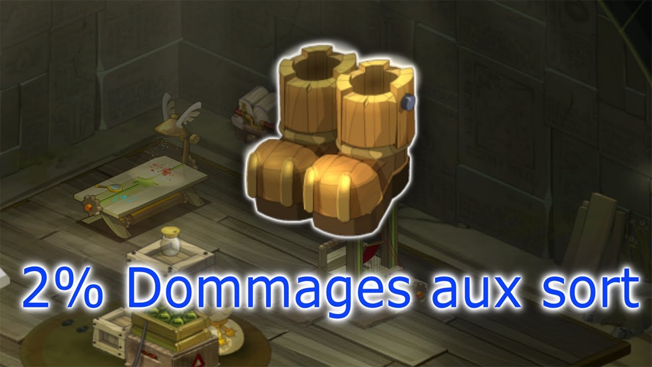 [DOFUS] Tryhard Bottes Brouce 2% Dommages aux sort !