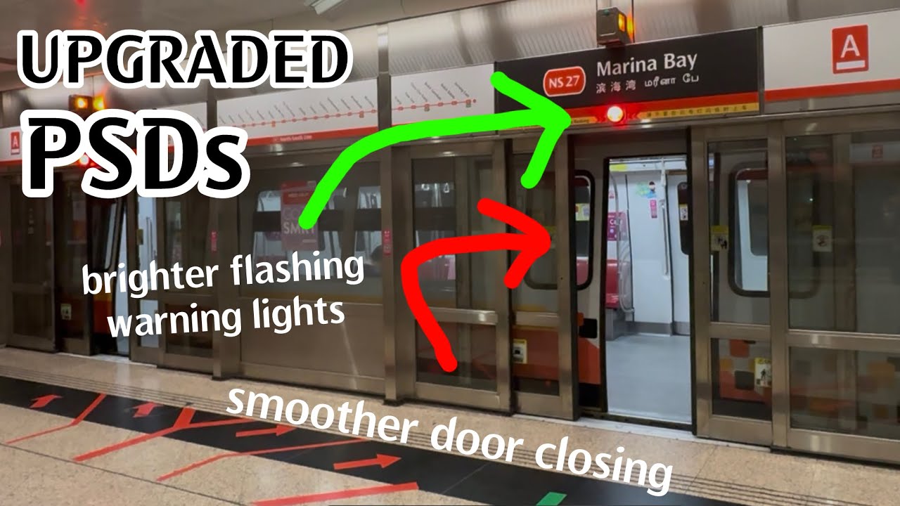 The oldest generation of Platform Screen Doors (PSDs) are getting refurbished!