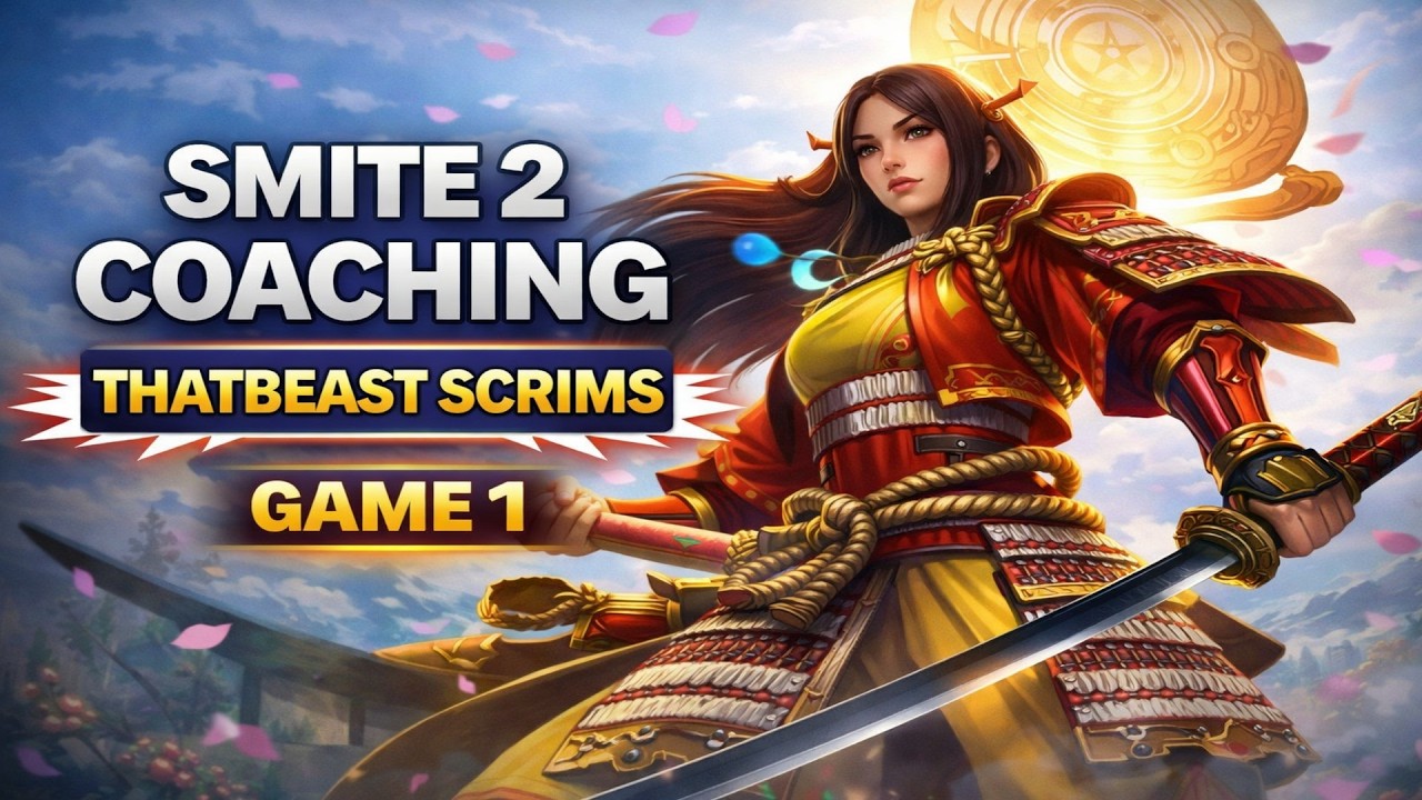 Smite 2 - BSL Team Scrims - Demigod Ranked. Live Coaching Thatbeastz Training Arc Game 1 EP:48