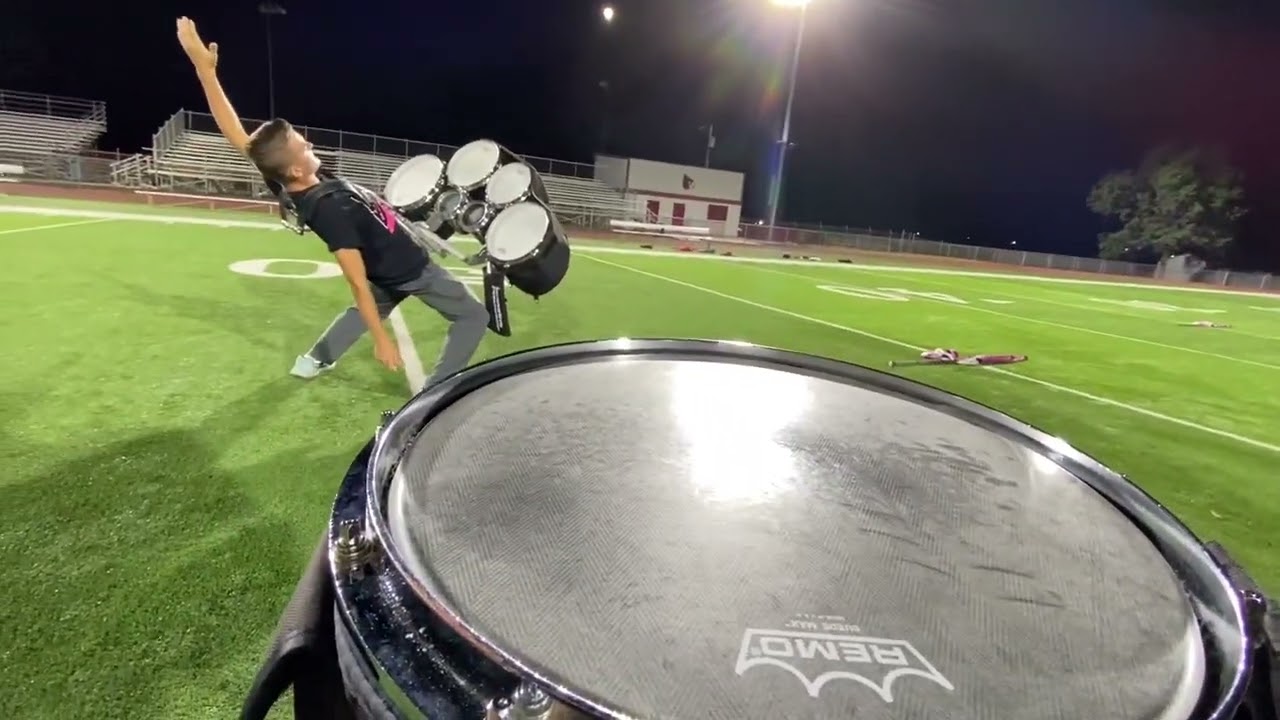 Webb CIty Cardinal Pride Bands 2024 Program “A Life Out Of Balance” Center Snare Cam