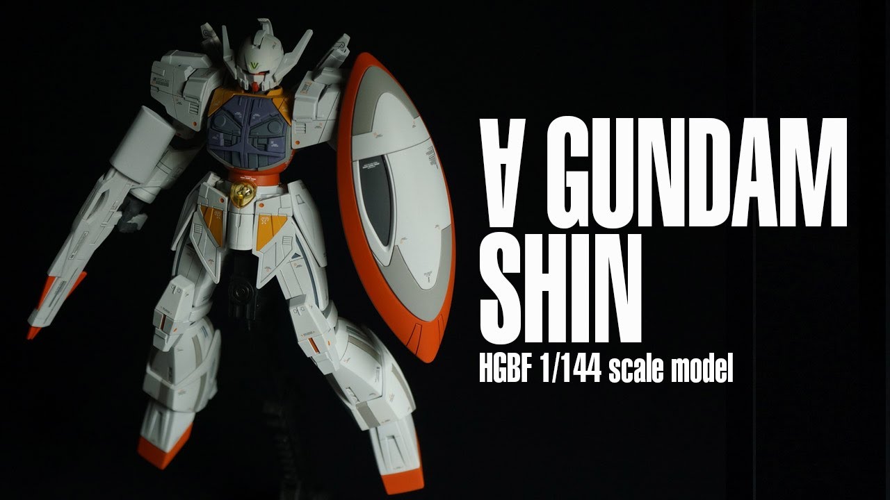 HGBFターンエーガンダムシンを全塗装で製作！！【GUNPLA/ガンプラ全塗装 12機目】HGBF 1/144  ∀ GUNDAM SHIN  BUILD