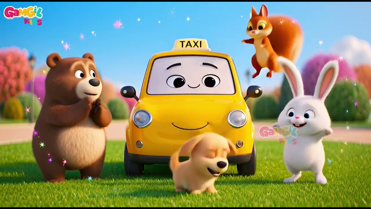 Hát Cùng Bé: Bài Hát Xe Taxi 🚕 Nhạc Thiếu Nhi Sôi Động | Bài Hát Phương Tiện Giao Thông
