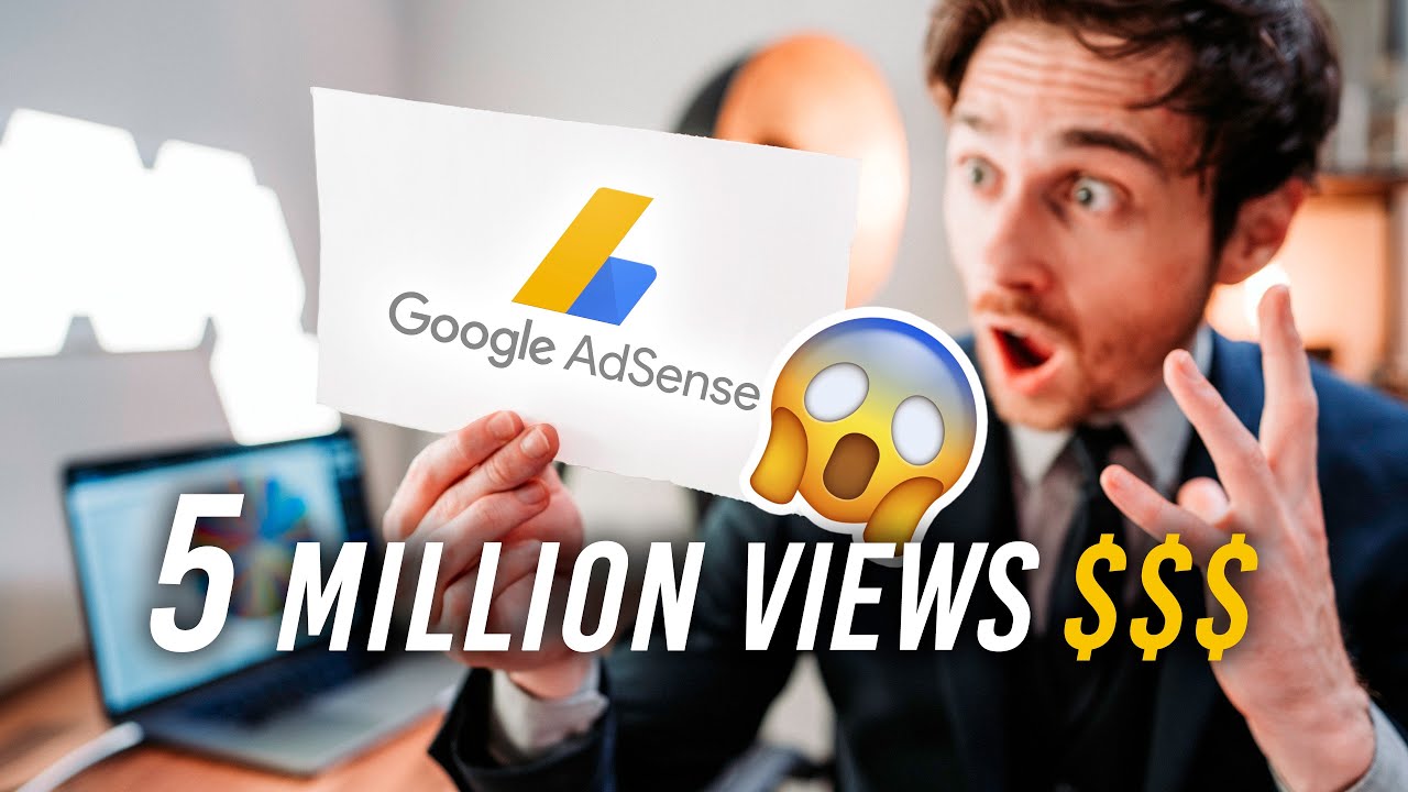 How MUCH $$$ MONEY I Made From 5 MILLION VIEWS (Google Adsense)