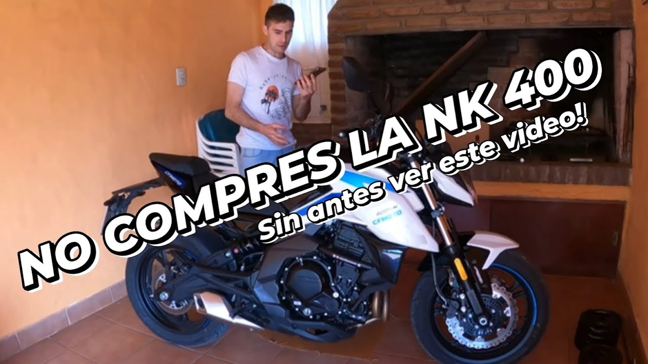CF MOTO - NK 400 | mi EXPERIENCIA con MIL KILOMETROS // Potty EstetiK