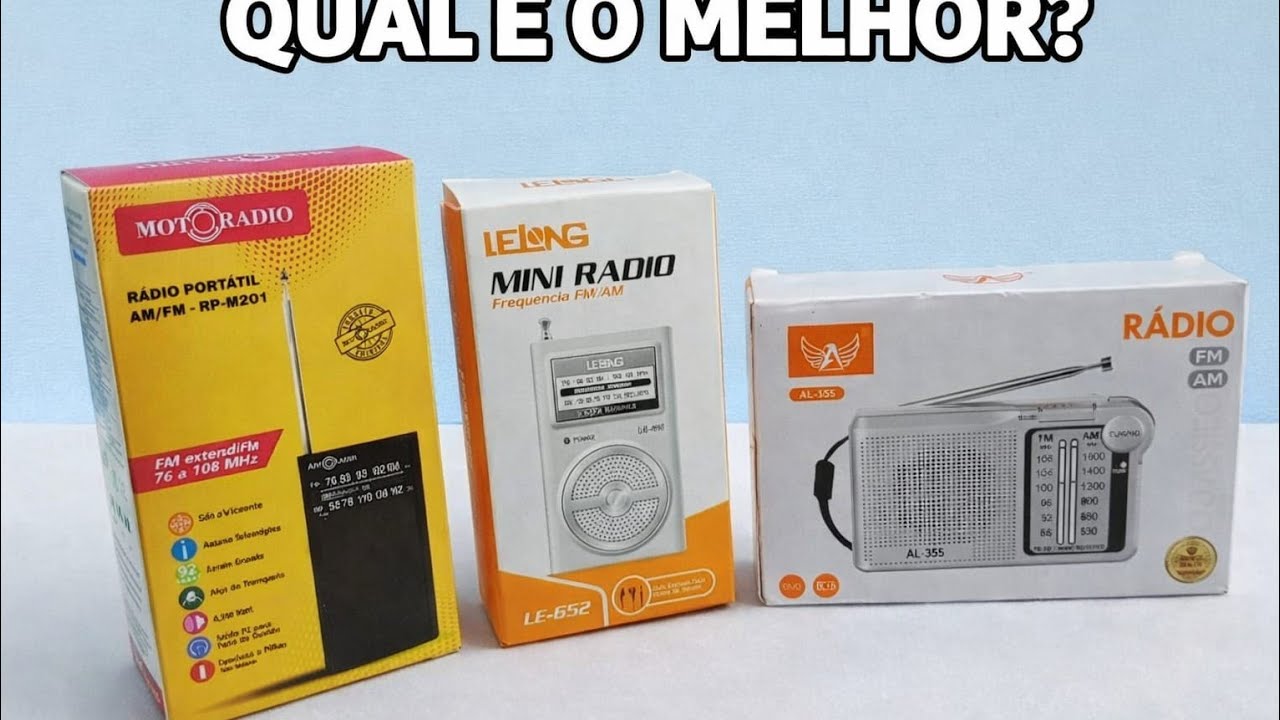 Duelo de Rádios de Bolso: Motoradio vs Lelong vs Altomex – Qual é o Melhor?