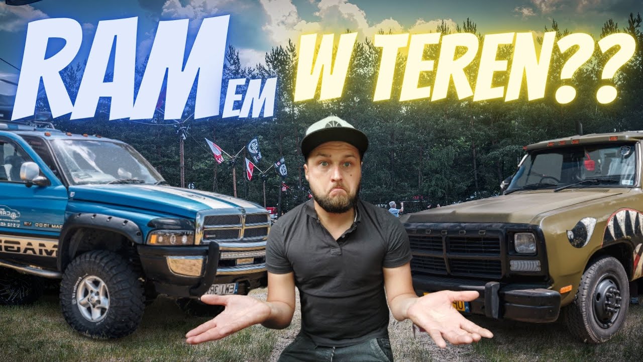 Dodge RAM inwazja!! Czy RAM nadaje się w teren?? Drugi zlot RAMów  2022