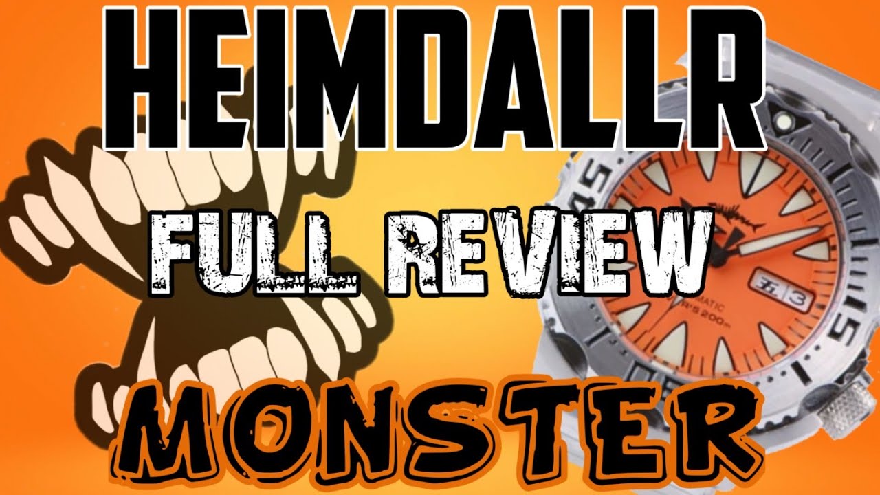 ⭐Heimdallr Monster Review⭐ (OceanMonster) - Seiko Monster Homage - Full Review ⌚| The Watcher
