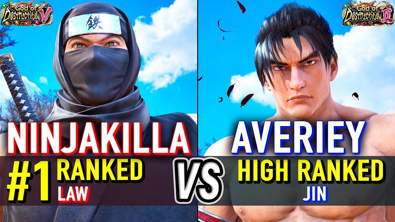 T8 🔥 NINJAKILLA (#1 Ranked Law) vs AVERIEY (Jin) 🔥 Tekken 8 High Level Gameplay