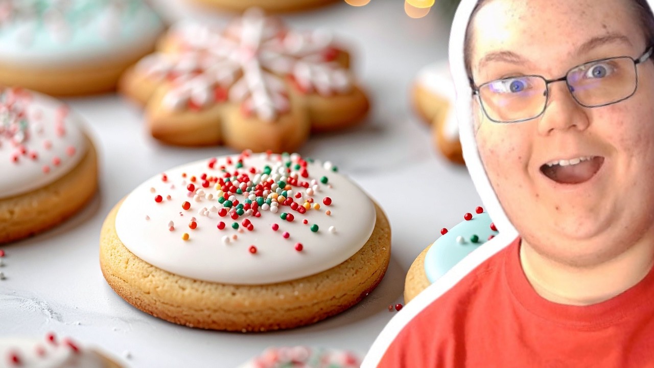 Baking some delicious sugar cookies!