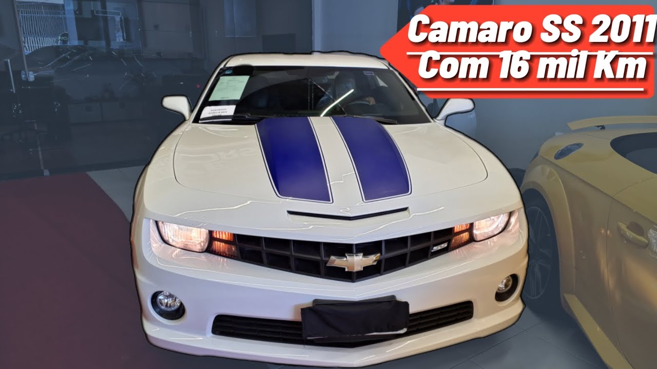 Chevrolet Camaro SS 6.2 V8 406 cv 2011: Carro de Segundo Dono Com 16 mil Km!