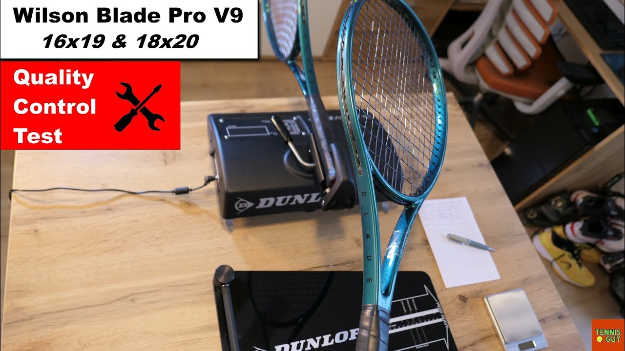 🎾 Wilson Blade Pro V9 16x19 и 18x20 — тест контроля качества 🛠