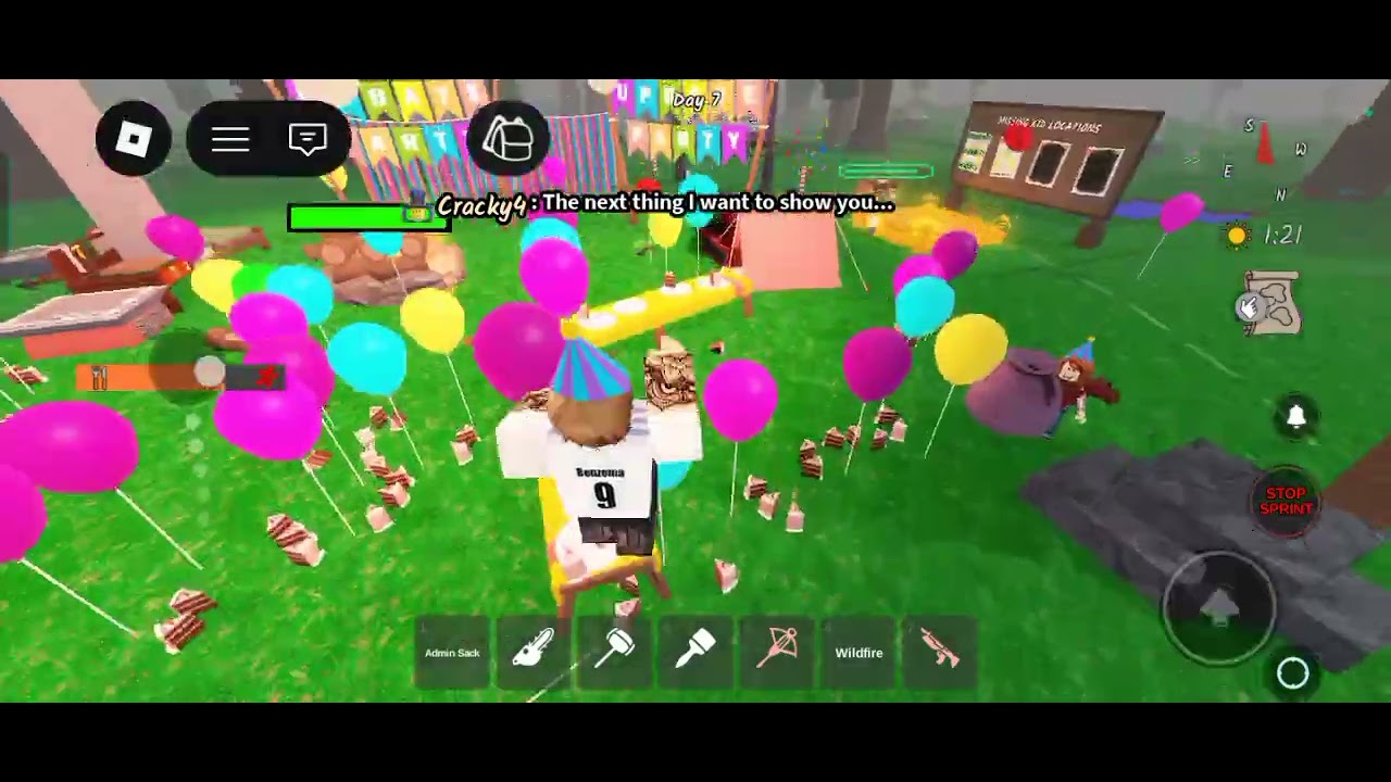 Admin abuse :) #99nightintheforest 