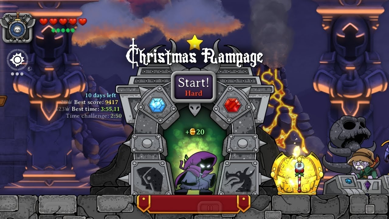 Magic Rampage 😊 Secret Areas - Christmas Rampage (hard mode) - Paladin game play 😊👌 #HanakoKun101