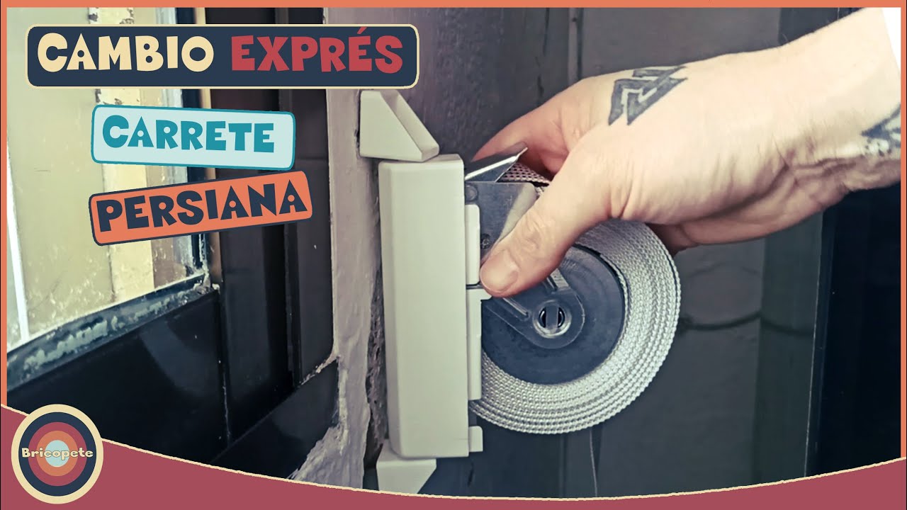 Cómo CAMBIAR el CARRETE de una PERSIANA Contratiempos y variaciones