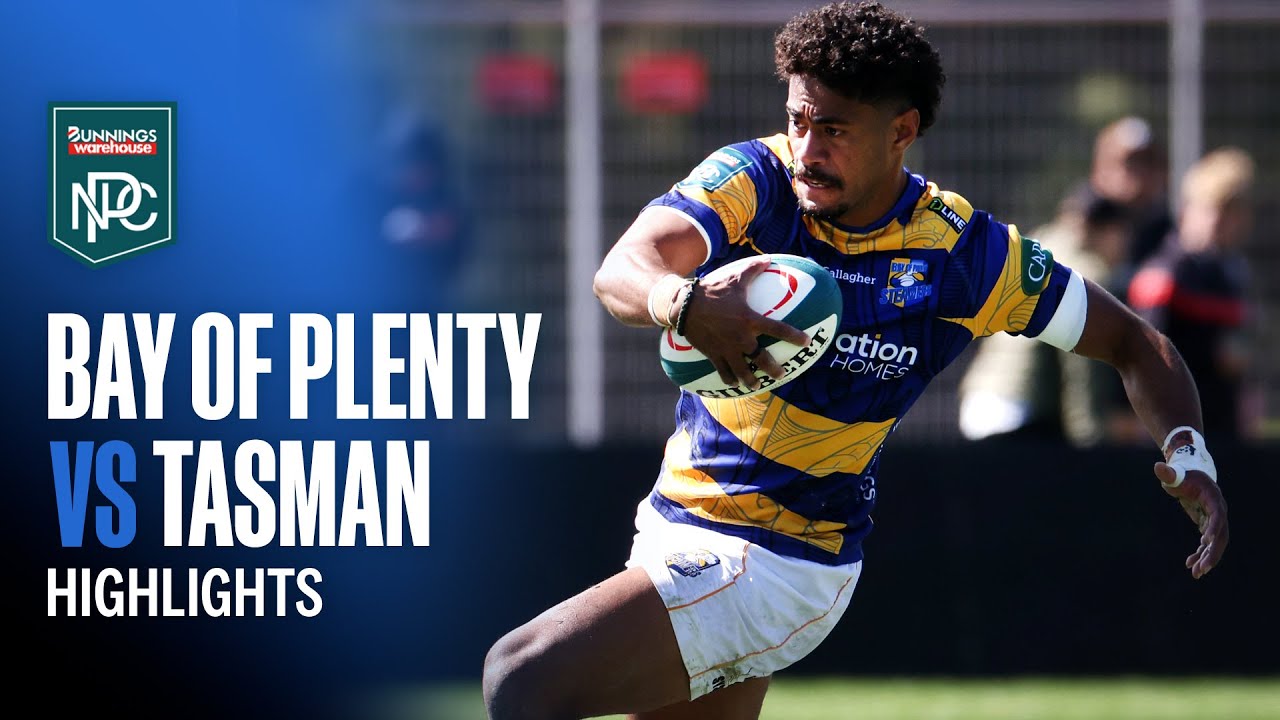 RD 1 HIGHLIGHTS: Bay of Plenty v Tasman (Bunnings NPC 2025)