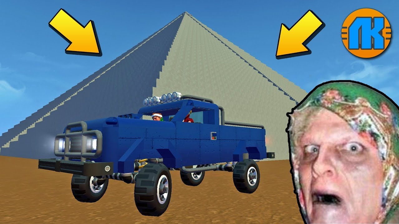 БАБКА ЗАСТРЯЛА В ЛАБИРИНТЕ ВНУТРИ ОГРОМНОЙ ПИРАМИДЫ !!! МУЛЬТИК в Scrap Mechanic !!!
