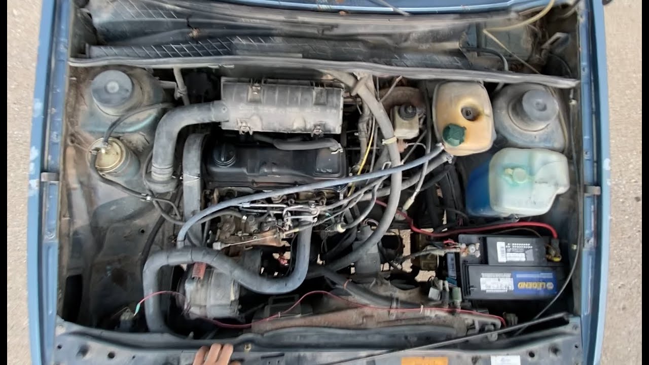 VW Jetta MK2 Diesel Engine Start & Run