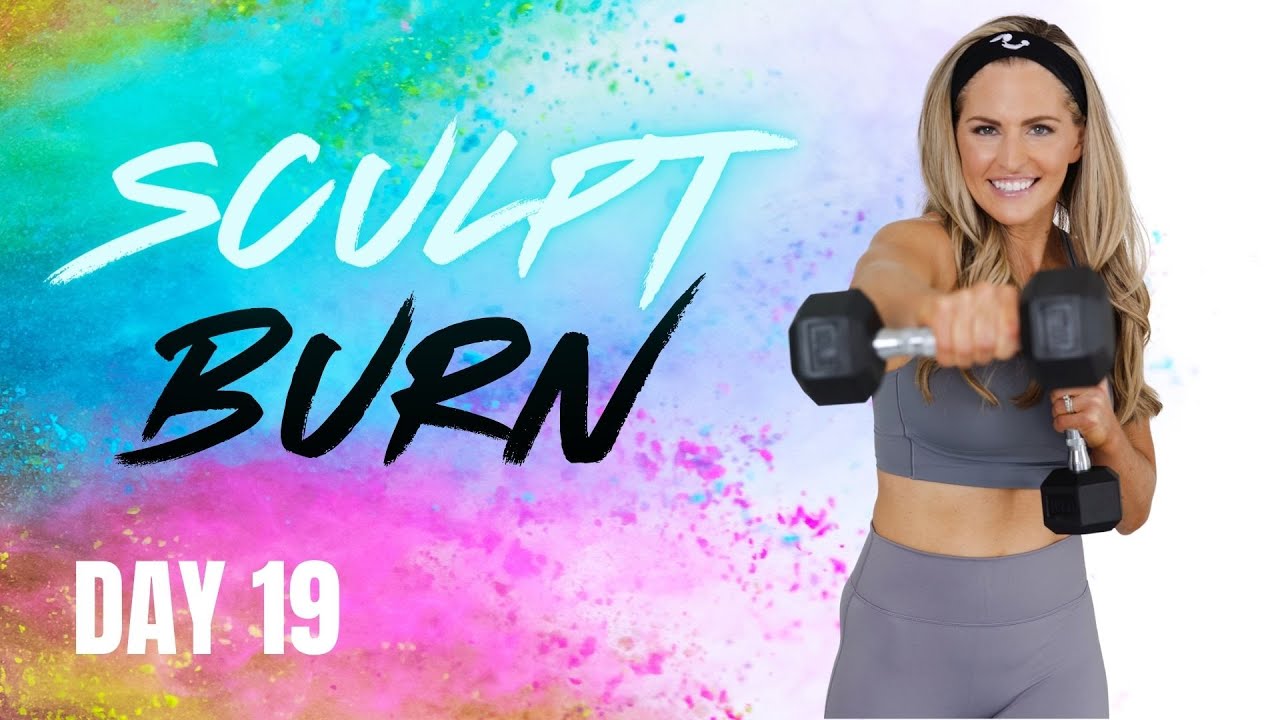 25 Minute Dumbbell Sculpt Burn Workout - SCULPT #19