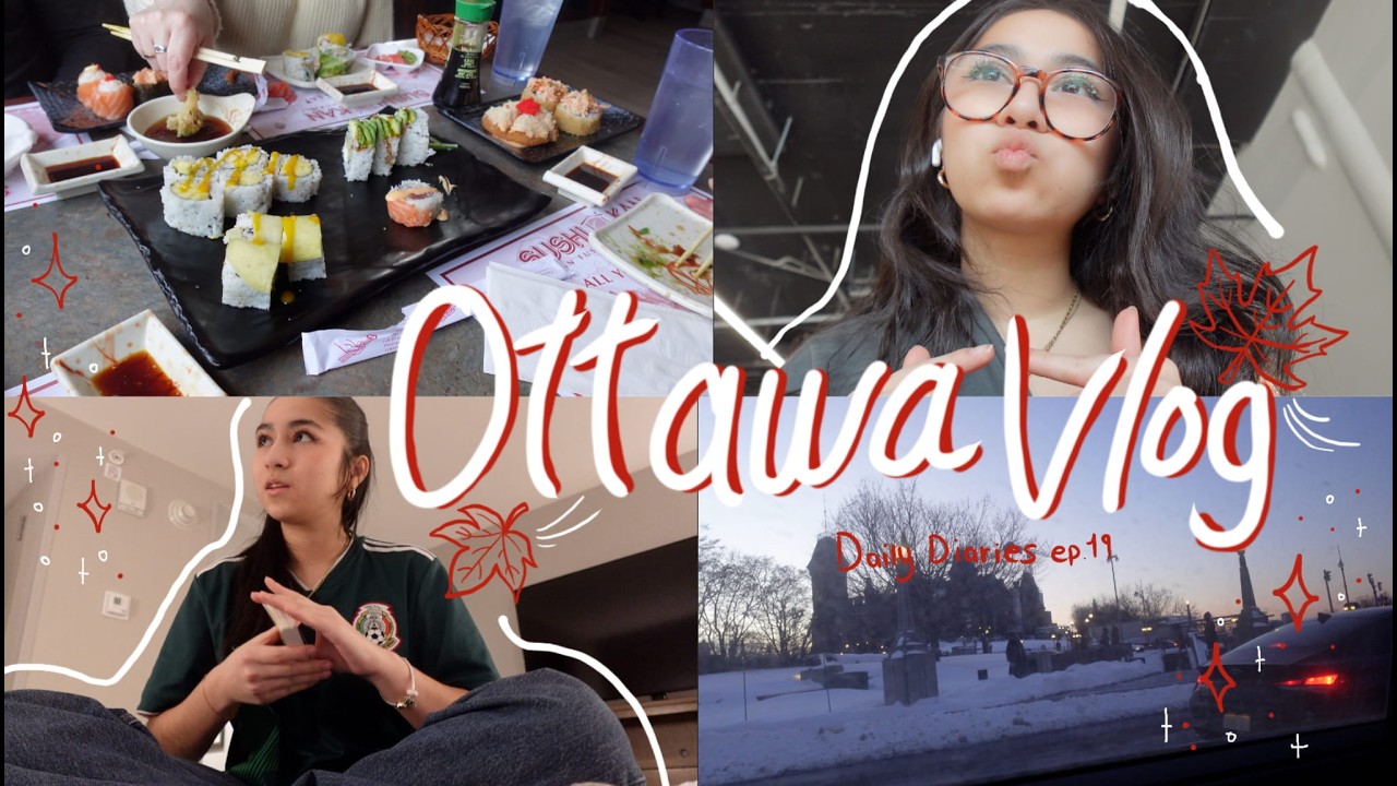 Je célèbre la fierté canadienne auprès de notre capitale nationale 🍁🇨🇦 -- Daily Diaries ep.19
