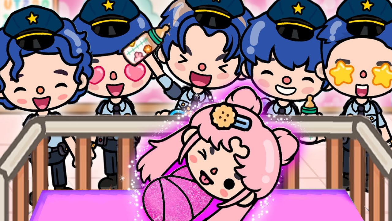 Em có 5 anh trai là cảnh sát | Toca Life Story | Toca Boca