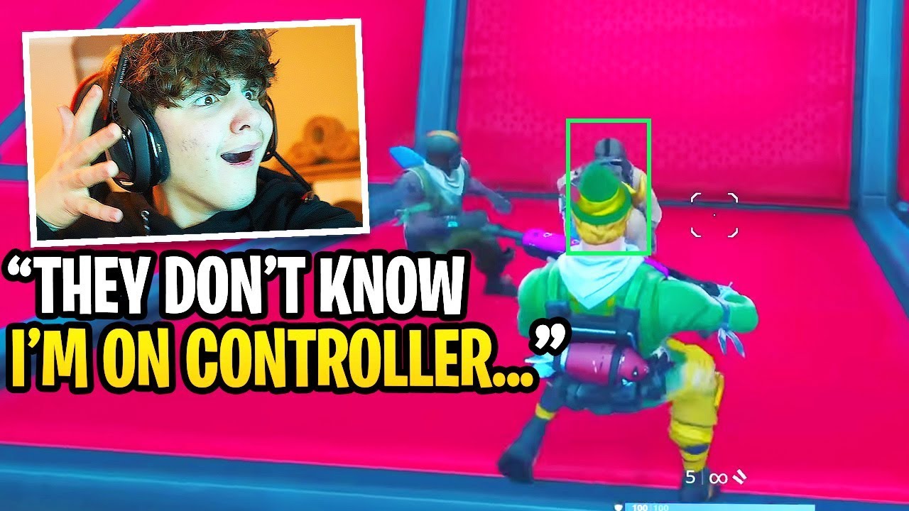 I Tried Out For A MOBILE Fortnite Clan With A CONTROLLER, Then This Happened...