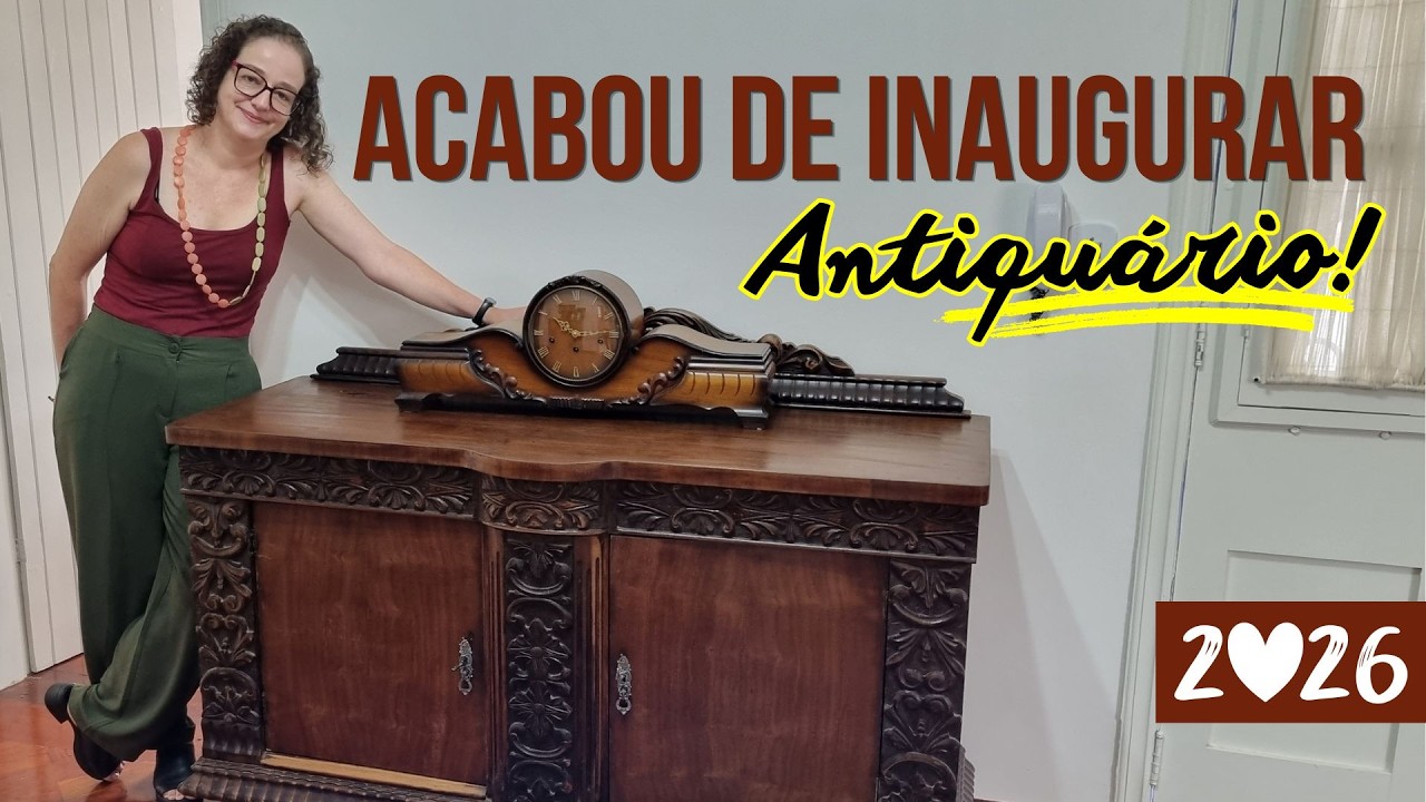 ANTIQU&Aacute;RIO que ACABOU DE INAUGURAR #antiguidades #antiquario #lojadeantiguidades