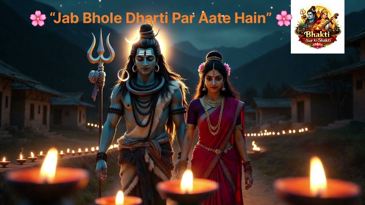भोले संग पार्वती मइया आई धरती पर | Emotional Folk Bhajan | Mahadev Song