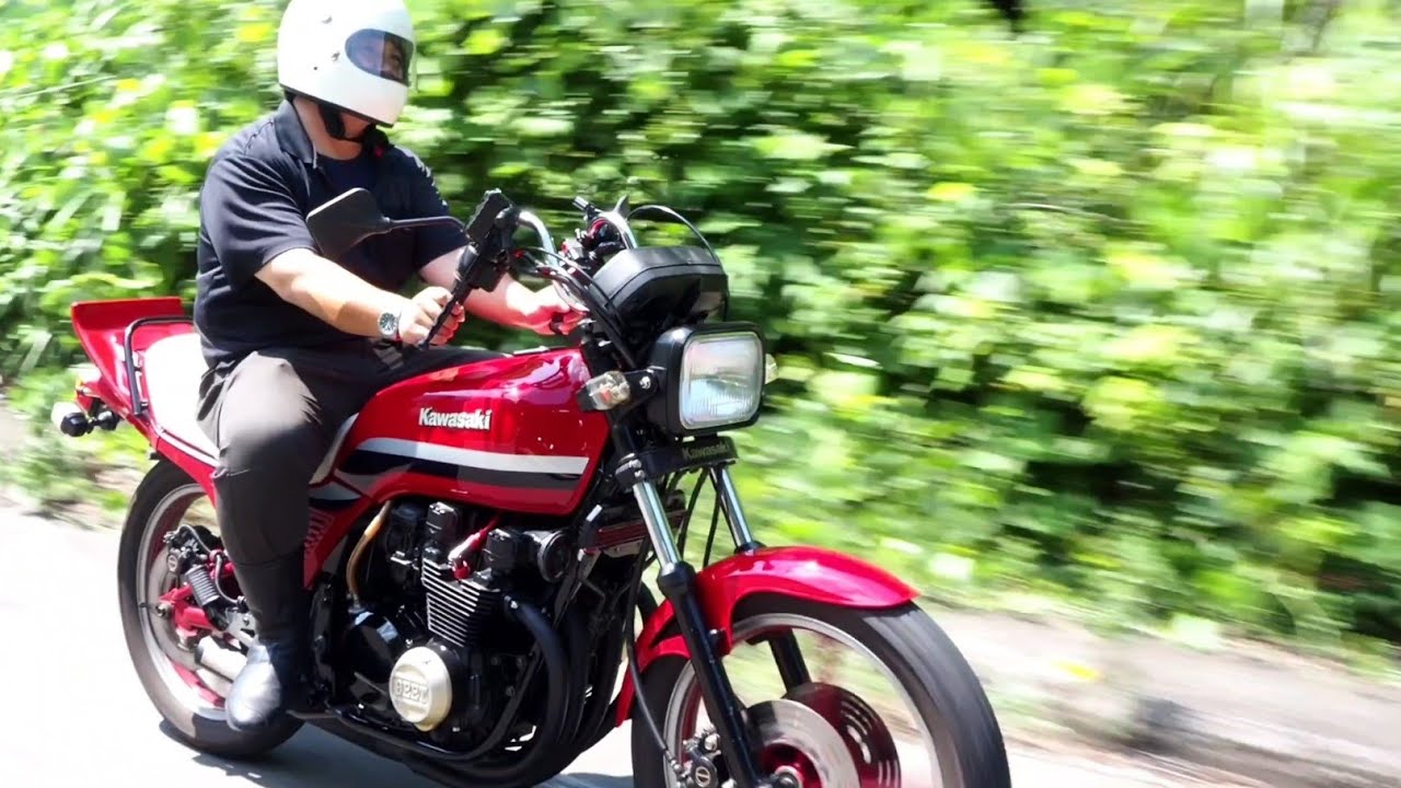 昭和感溢れるZ400GP  BEETショート管  チンチラシート