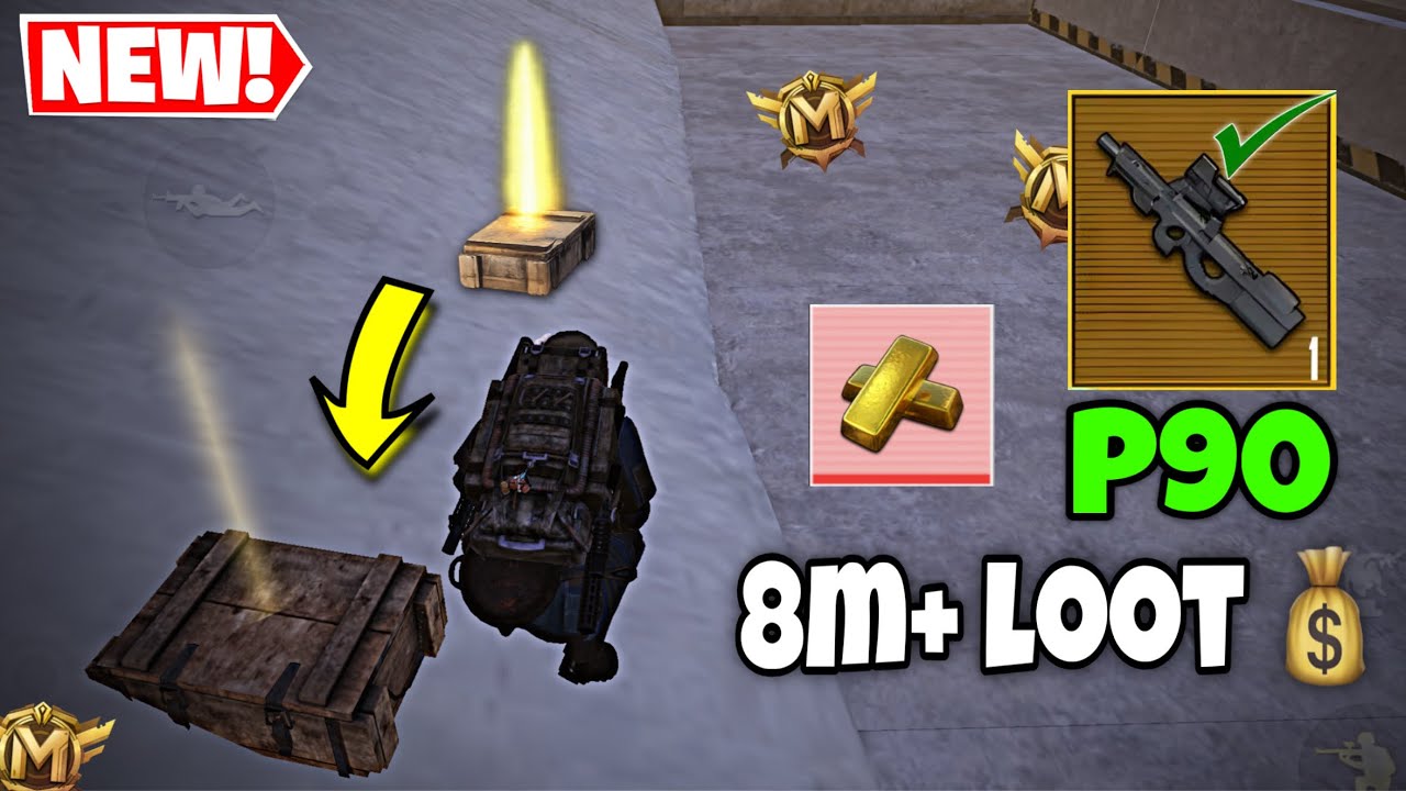 P90 🥶 Made Me Rich |  8m + Loot 🔥| PUBG METRO ROYALE #metroroyale 